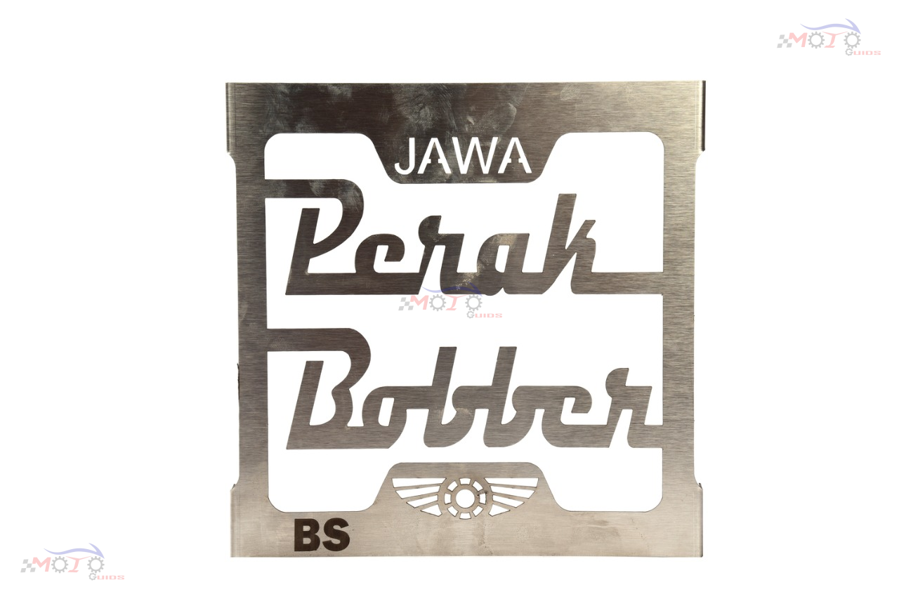 JAWA PERAK RADIATOR COVER IN STAINLESS STEEL