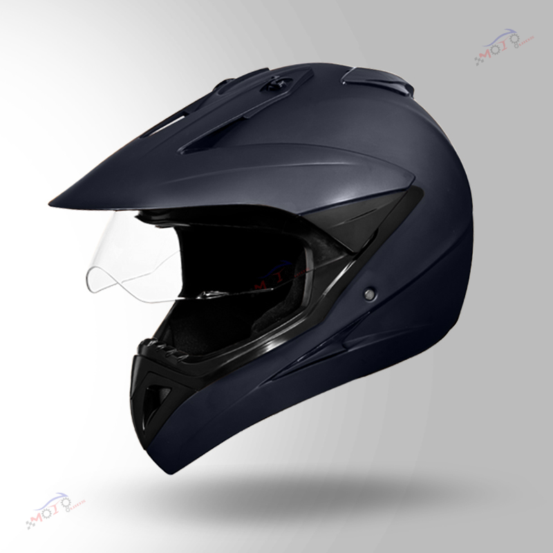 MOTOCROSS WITH VISOR PLAIN