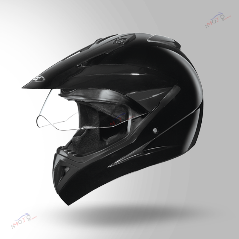 MOTOCROSS WITH VISOR PLAIN
