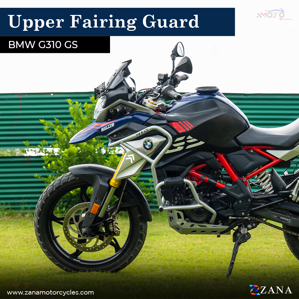 Zana- BMW G310 GS UPPER FAIRING GUARD MS (SILVER)