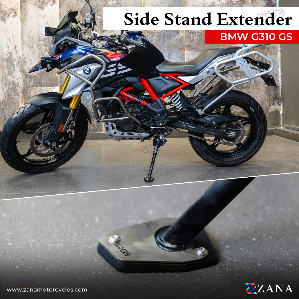 Zana- SIDE STAND EXTENDER ALUMINUM & SS FOR BMW G 310 GS