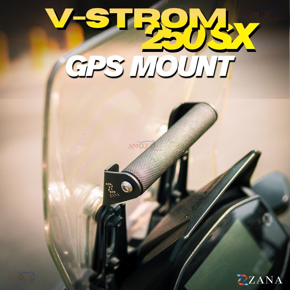 Zana- GPS MOUNT ALUMINUM & STAINLESS-STEEL FOR SUZUKI VSTROM 250