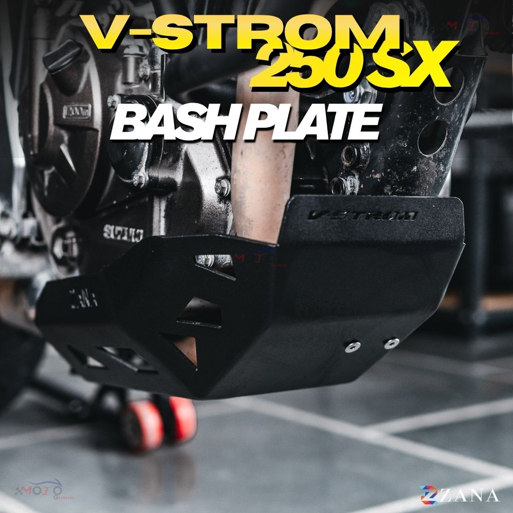 Zana- BASH PLATE BLACK ALUMINUM FOR V-STROM 250