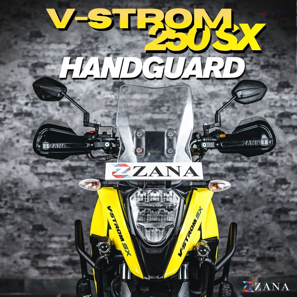 Zana- Hand Guard For Suzuki V Strom SX 250 (Black)