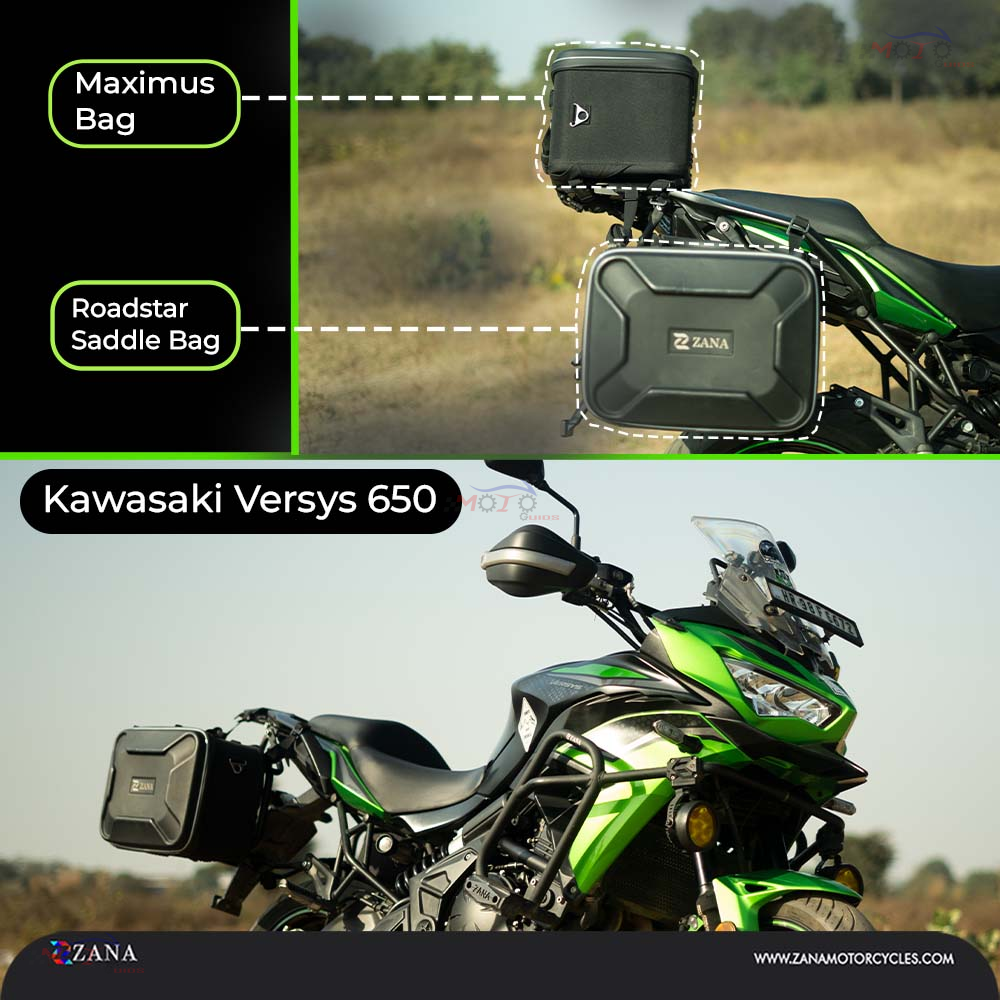 Zana- Roadster Saddle Bag for Kawasaki Versys 650 30 Litre Single Bag (60 litre pair)