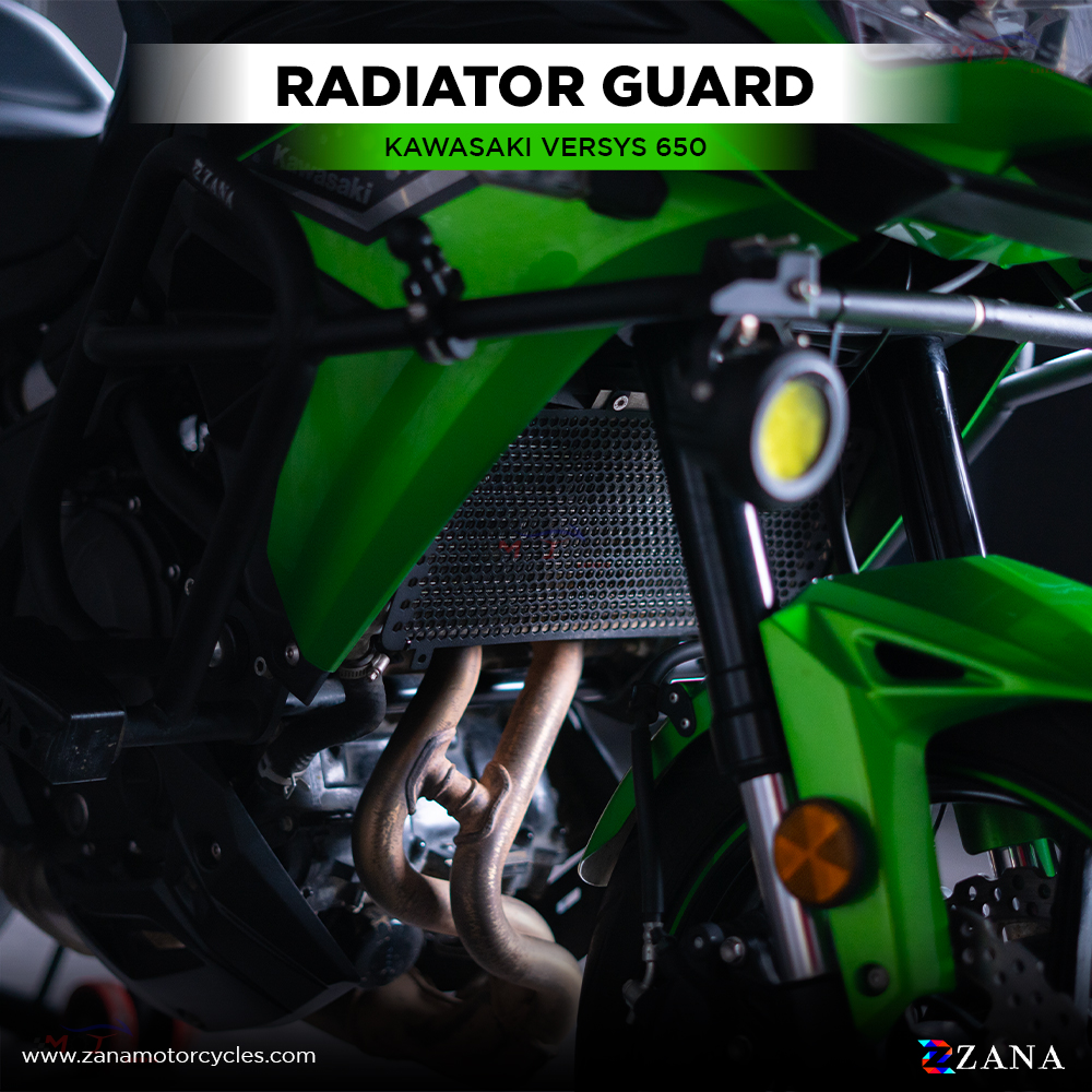 Zana- KAWASAKI RADIATOR GUARD (GRILL) BLACK