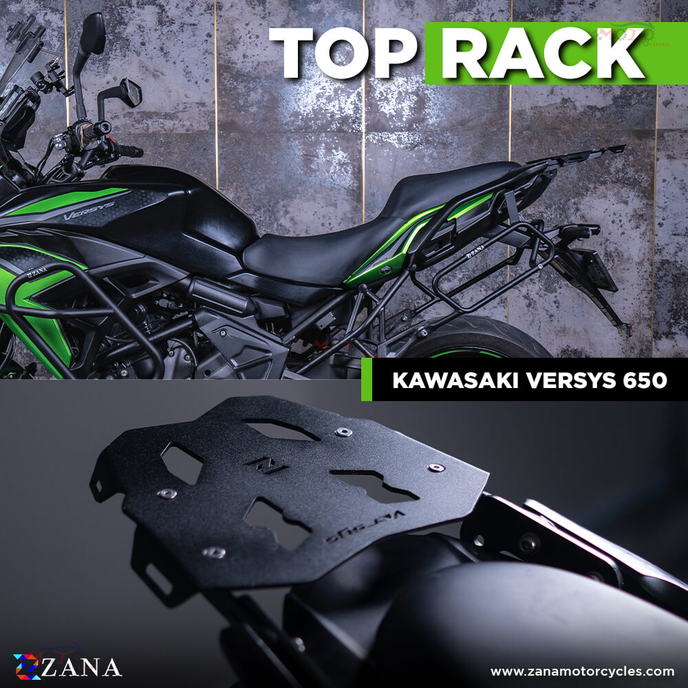 Zana- Top Rack Plate Aluminium Kawasaki Versys 650