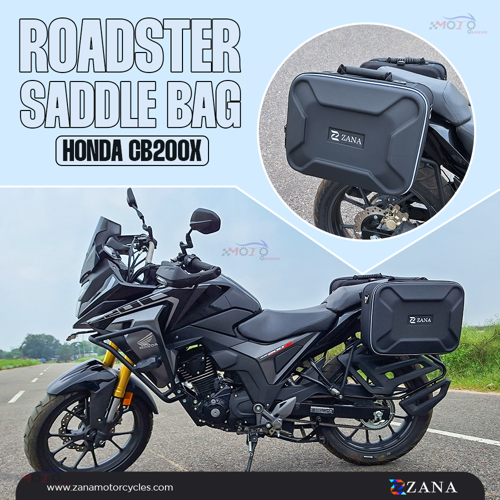 Zana- Roadster Saddle Bag 30 litre Single (60 litre pair) Bag For Honda CB200X