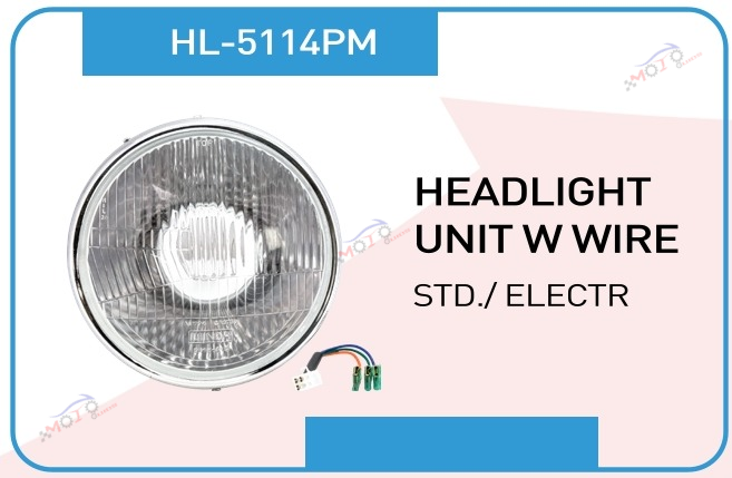 HEADLIGHT UNIT W WIRE