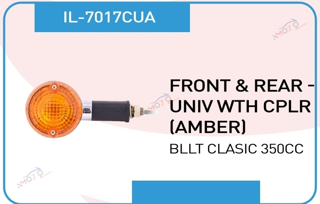 FRONT & REAR - UNIVERSAL WTH CPLR (AMBER)